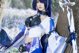 紫氯氯cosplay巡海游侠·黄泉：一场视觉与角色的双重盛宴