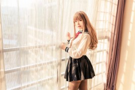 coser图集丨Yoko宅夏 NO.015 水手服黑丝 [30P-201MB]
