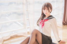 cosplay图集丨白金Saki——半透明水手服 [37P-119MB]