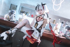 Momoko葵葵cosplay鸣潮·椿绝美写真赏析