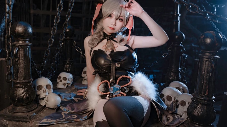 修修猫ww  Cosplay原神甘雨同人