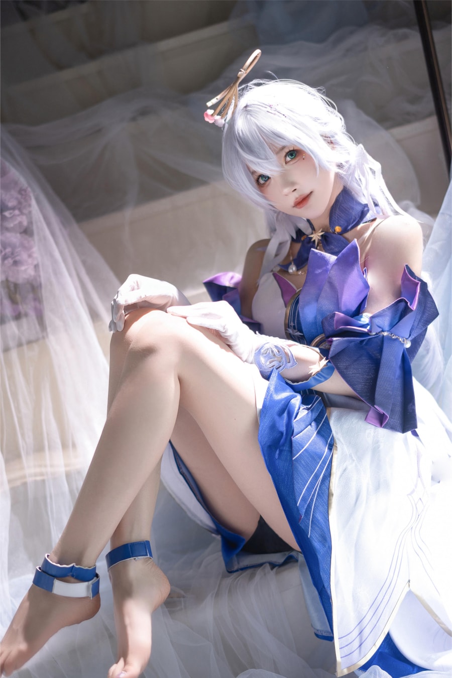超级小禾儿知更鸟cosplay
