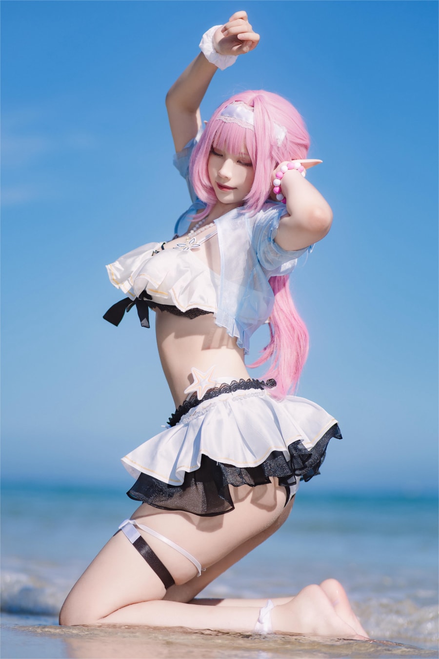 Hazelnut_榛子爱莉希雅泳装COS
