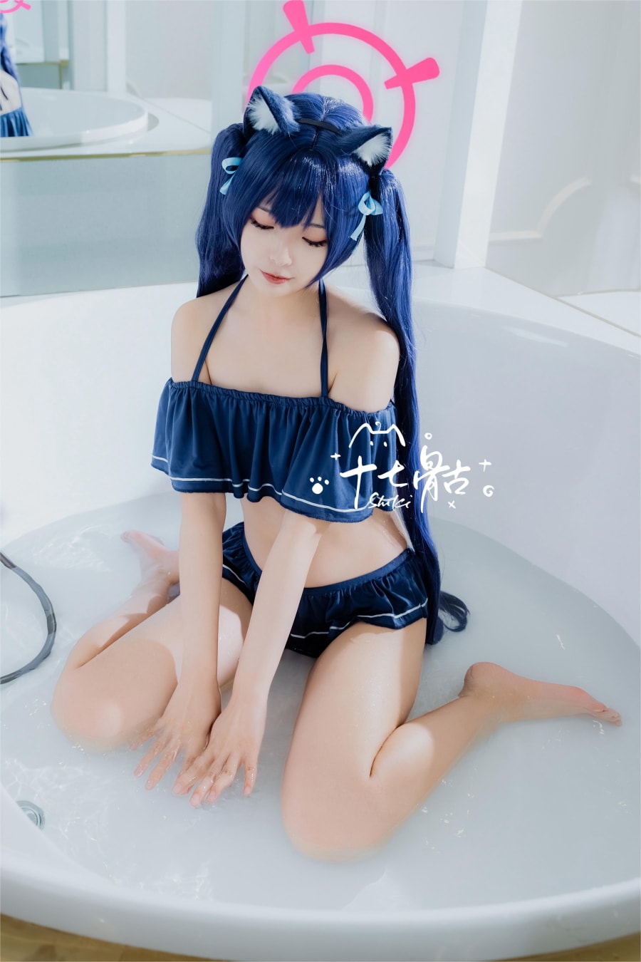 ShiKi十七骷泳装黑见芹香