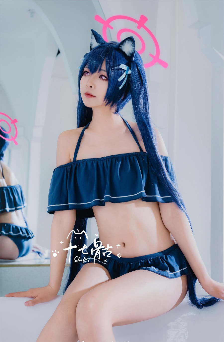 ShiKi十七骷泳装黑见芹香