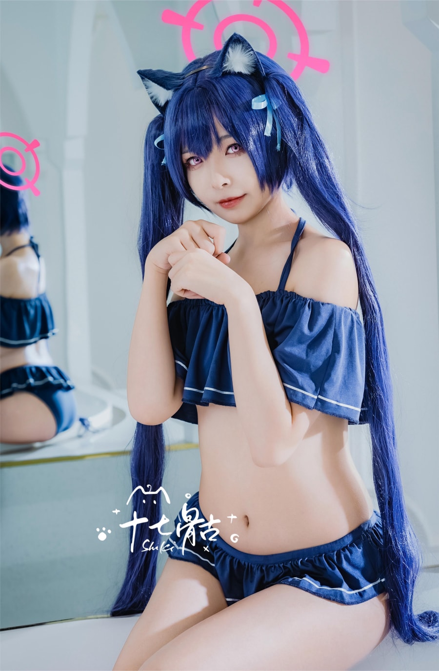 ShiKi十七骷泳装黑见芹香