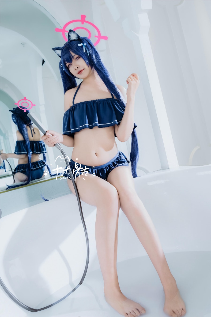 ShiKi十七骷泳装黑见芹香