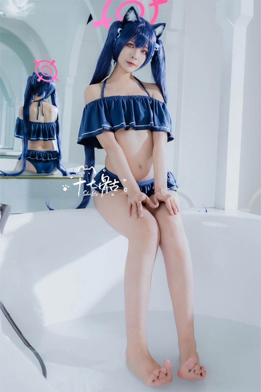 ShiKi十七骷泳装黑见芹香