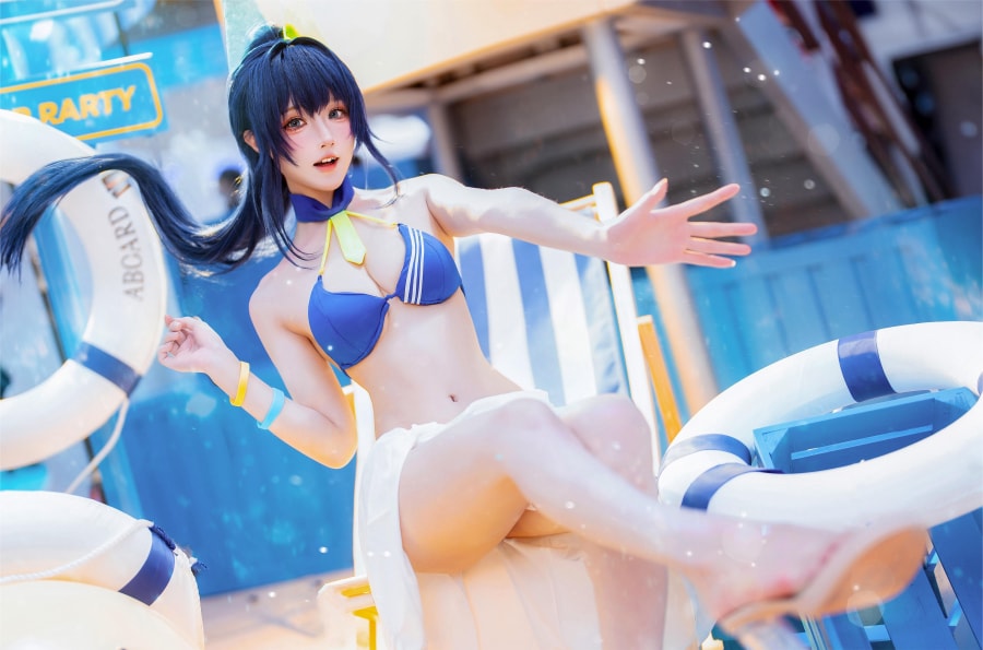 阿包也是兔娘比基尼写真