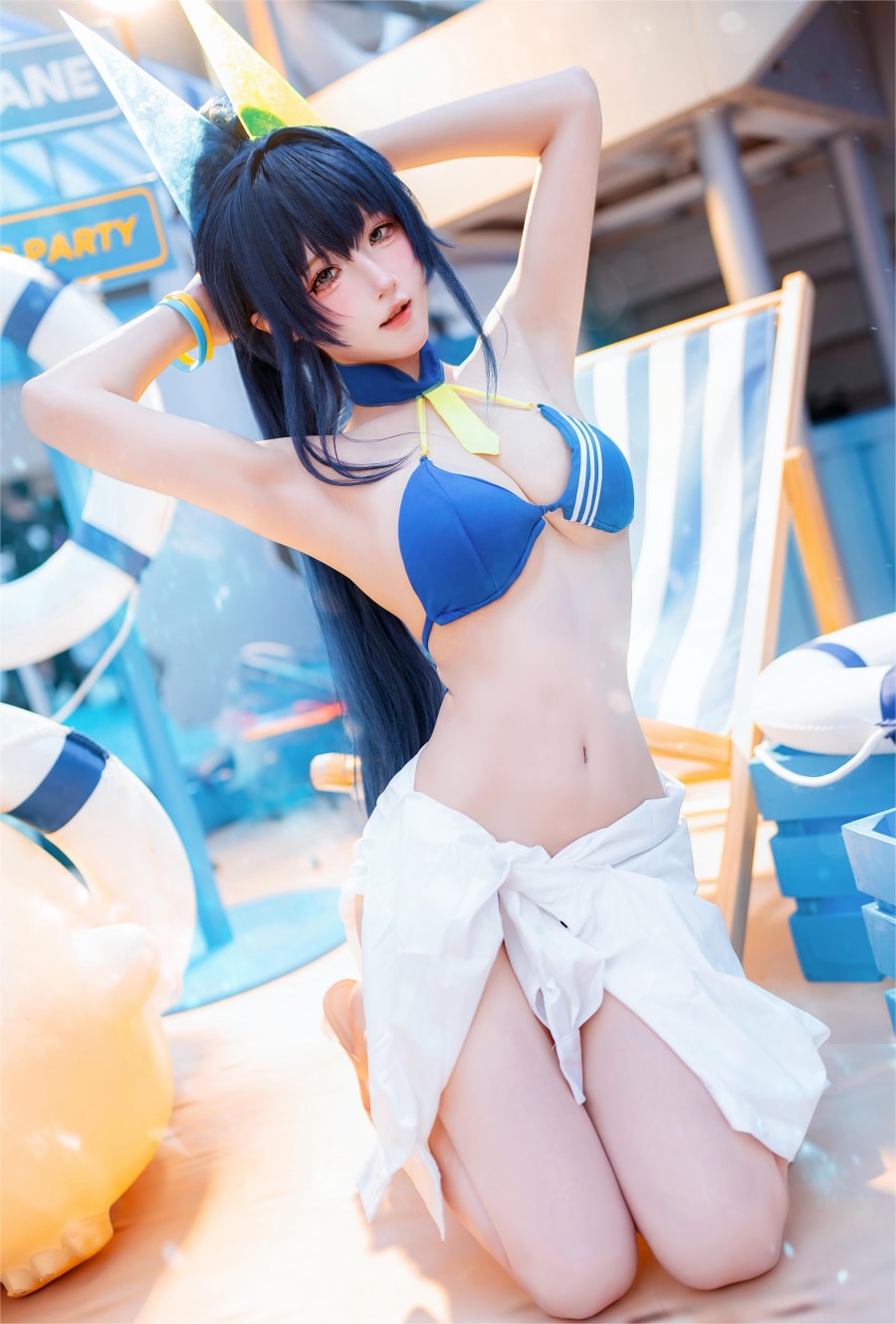 阿包也是兔娘比基尼写真