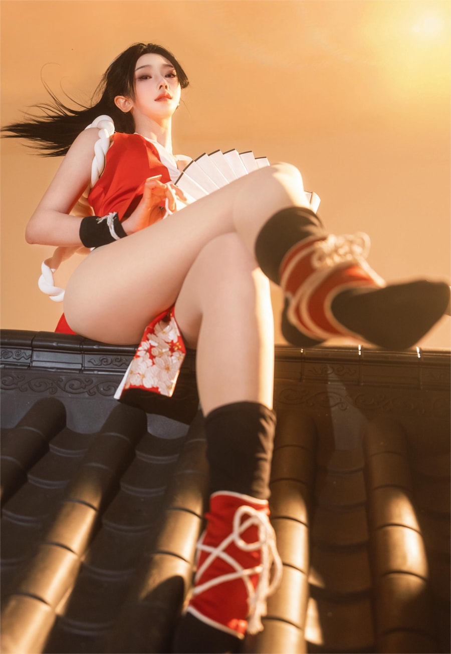 走路摇ZLY不知火舞cosplay