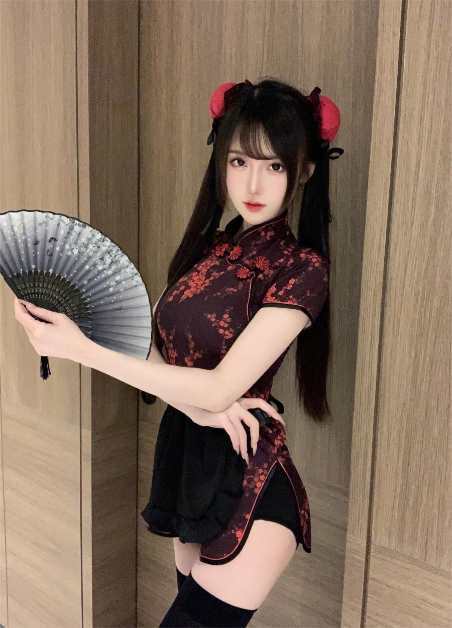 腐团儿双马尾中华娘cos