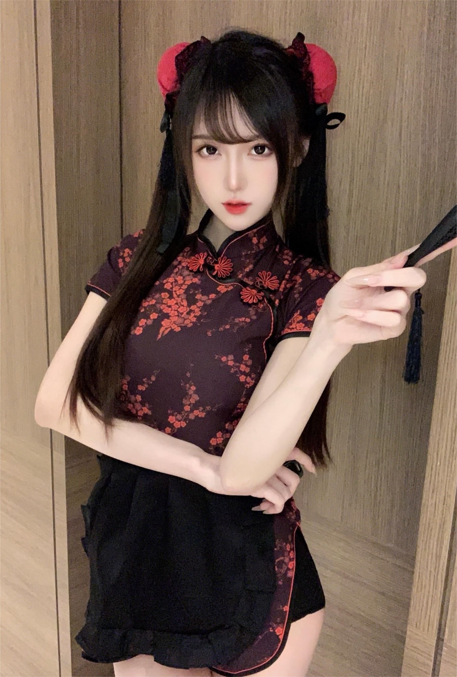 腐团儿双马尾中华娘cos
