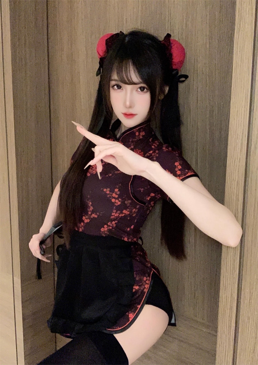 腐团儿双马尾中华娘cos