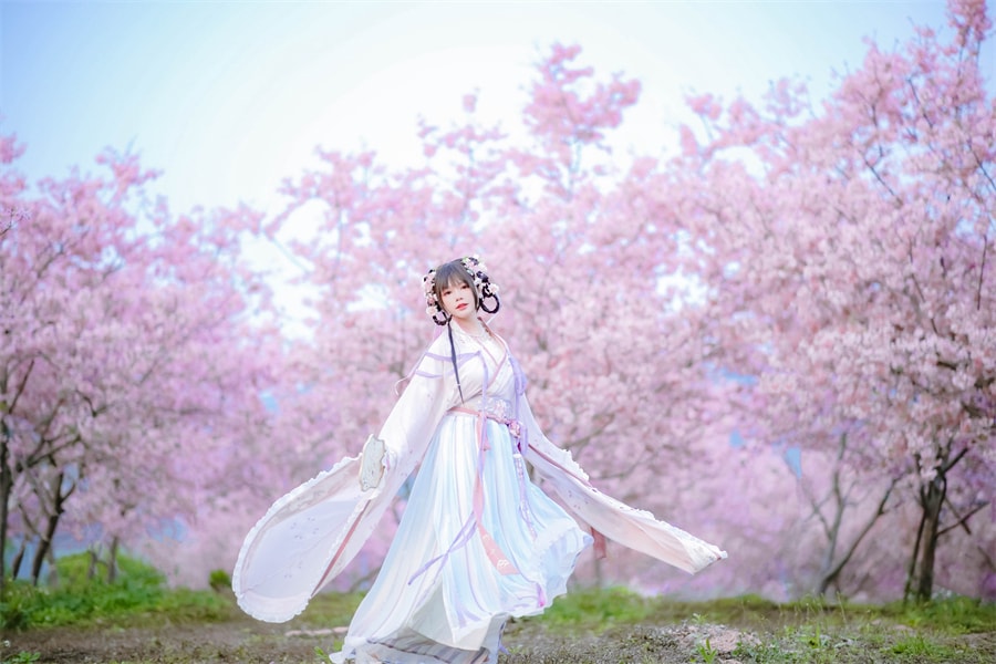 Nyako喵子 樱花汉服