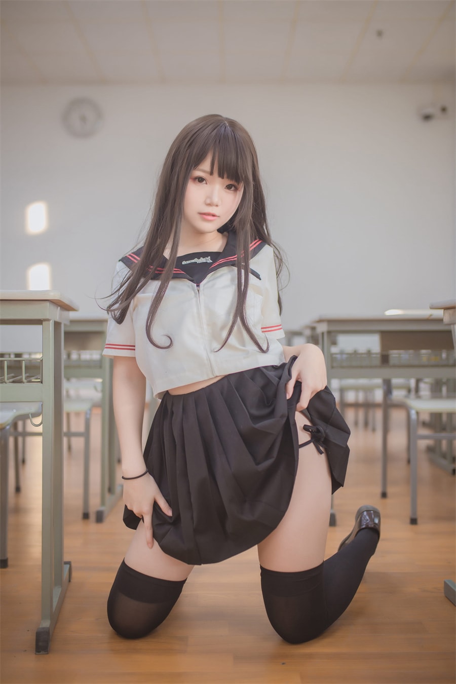 Yoko宅夏 黑丝JK