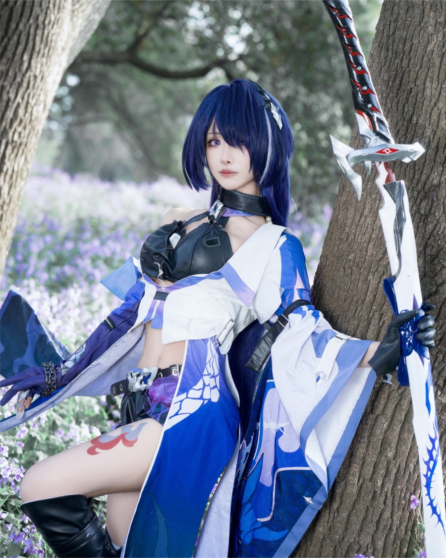 紫氯氯cosplay巡海游侠·黄泉