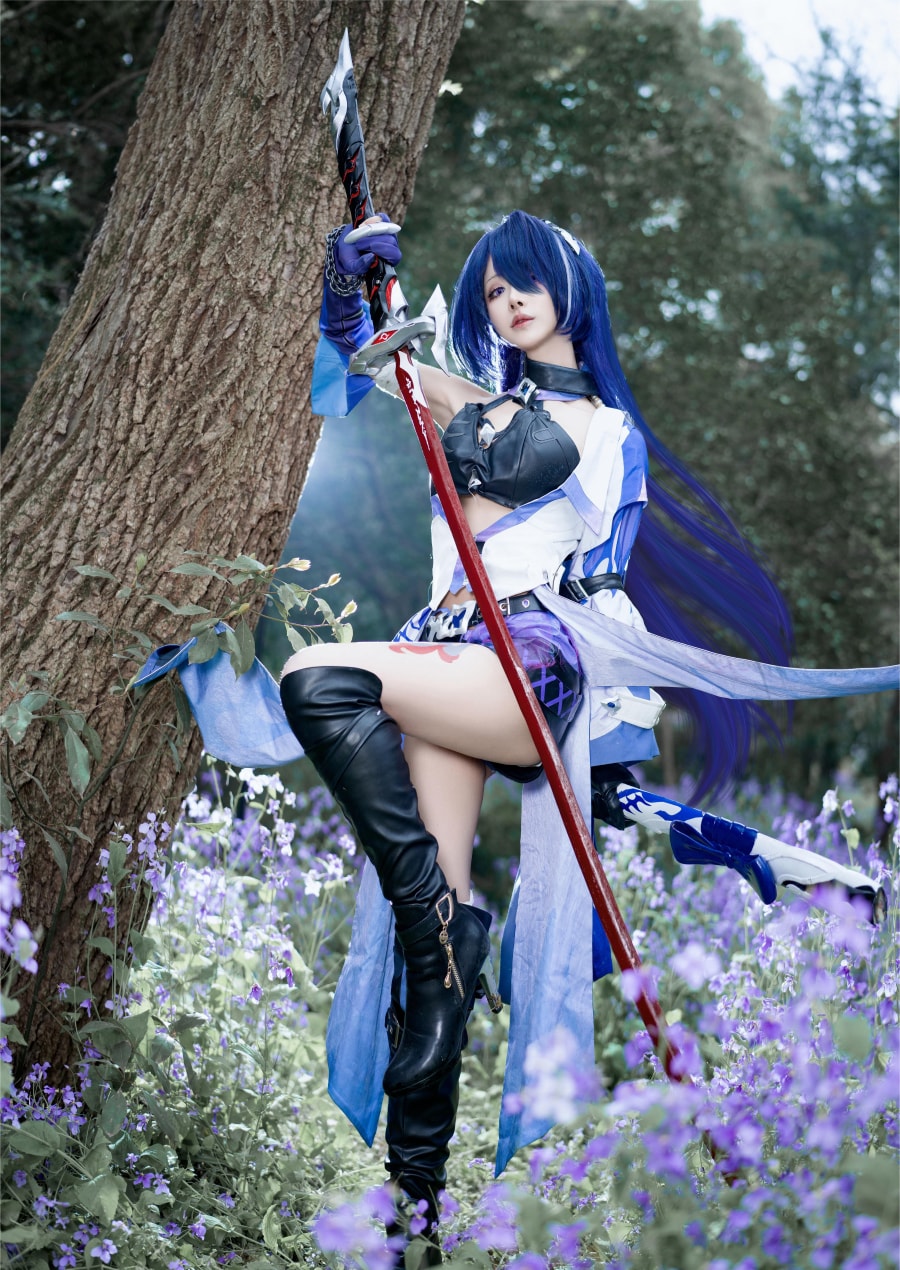 紫氯氯cosplay巡海游侠·黄泉
