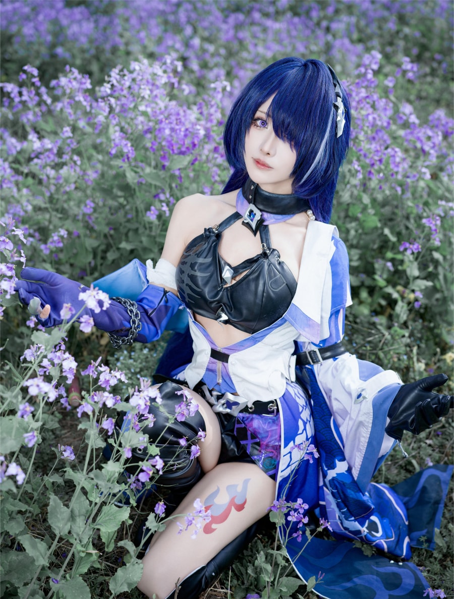 紫氯氯cosplay巡海游侠·黄泉