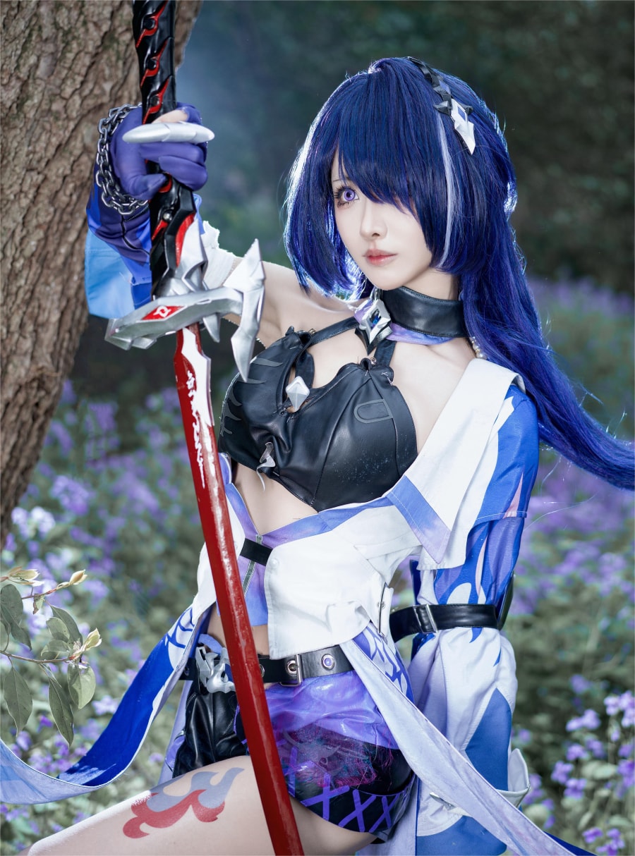 紫氯氯cosplay巡海游侠·黄泉