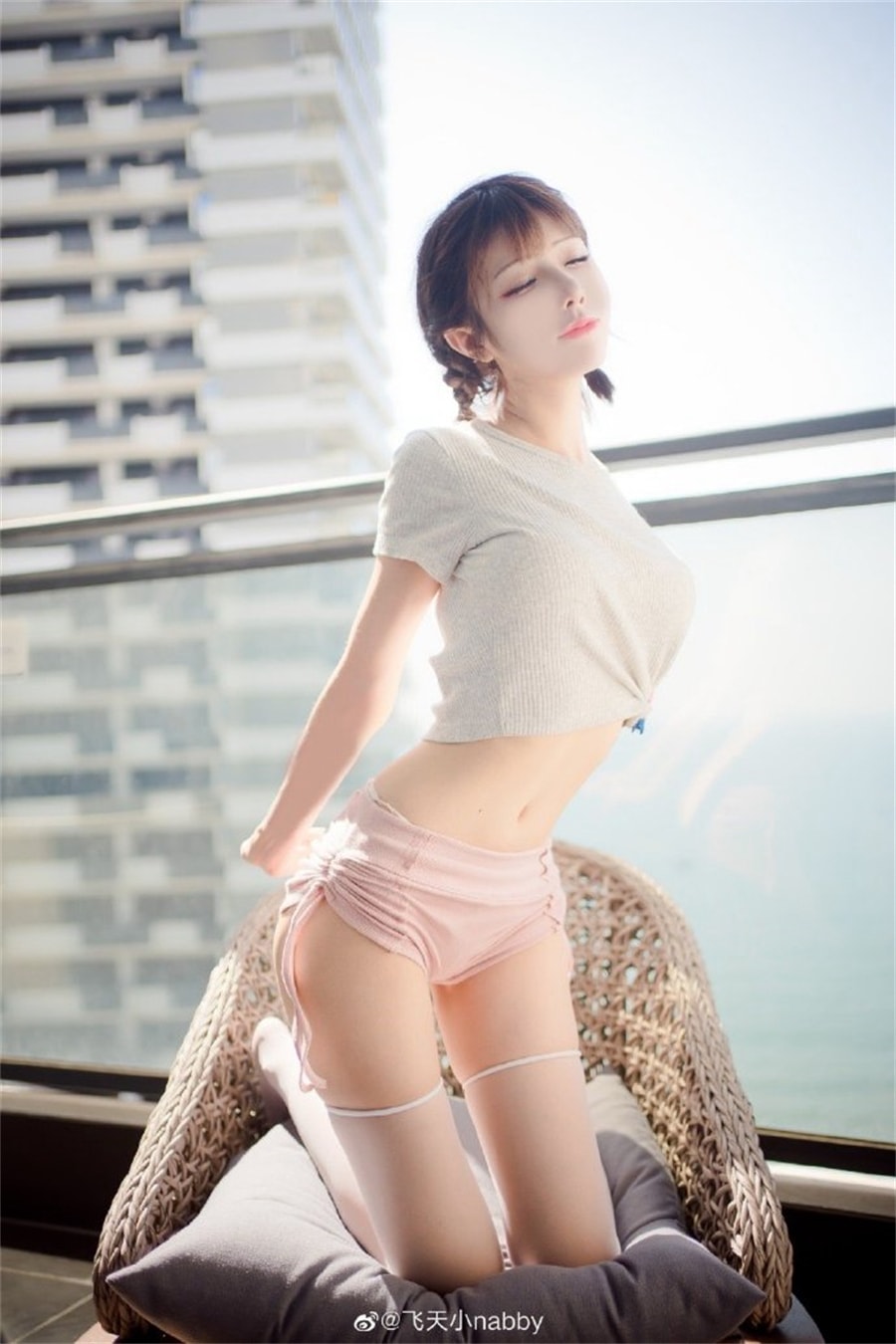 飞天小nabby夏日女友写真