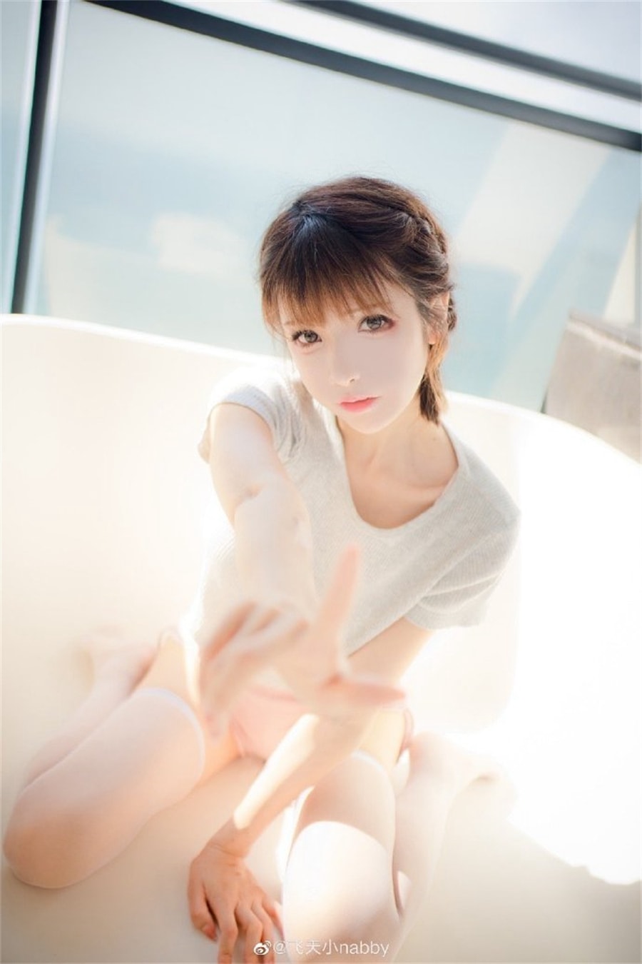 飞天小nabby夏日女友写真