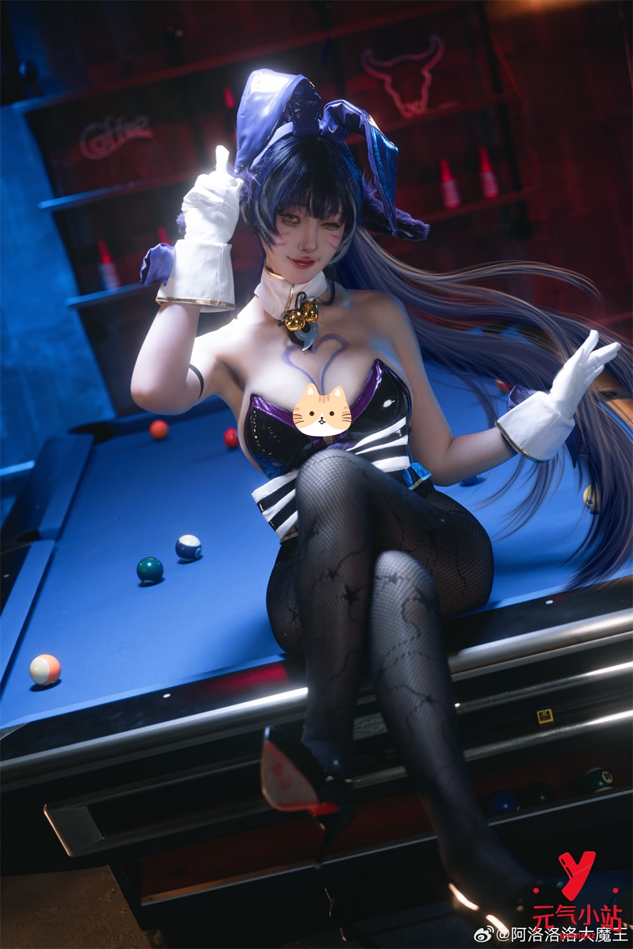 武藏·堇色兔cosplay#阿洛洛洛大魔王