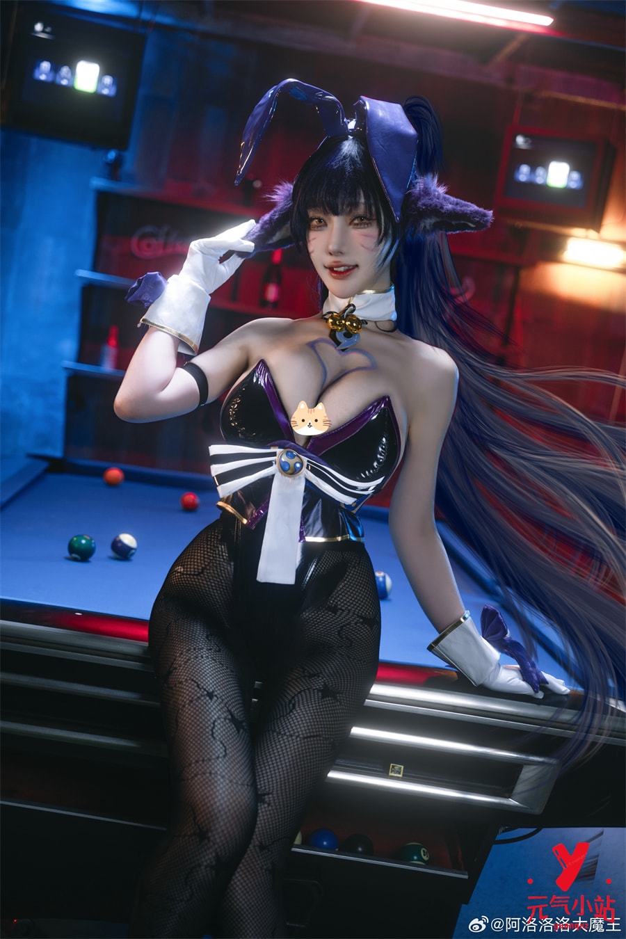 武藏·堇色兔cosplay#阿洛洛洛大魔王