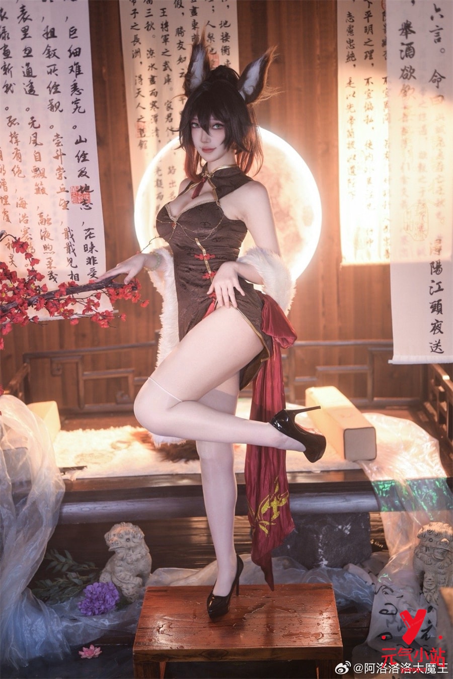 停云旗袍cosplay#阿洛洛洛大魔王