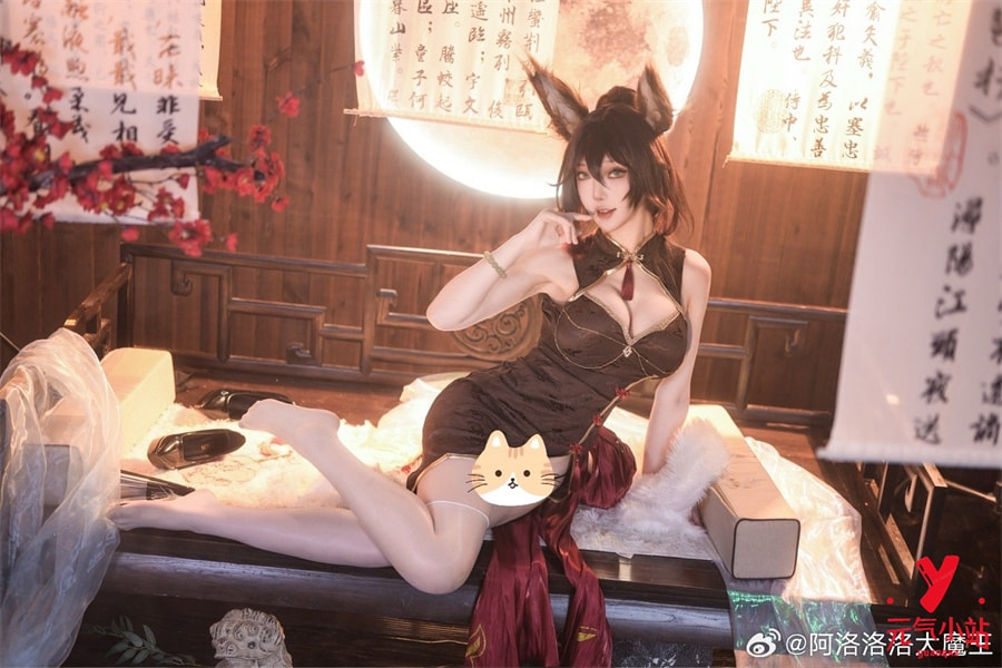 停云旗袍cosplay#阿洛洛洛大魔王
