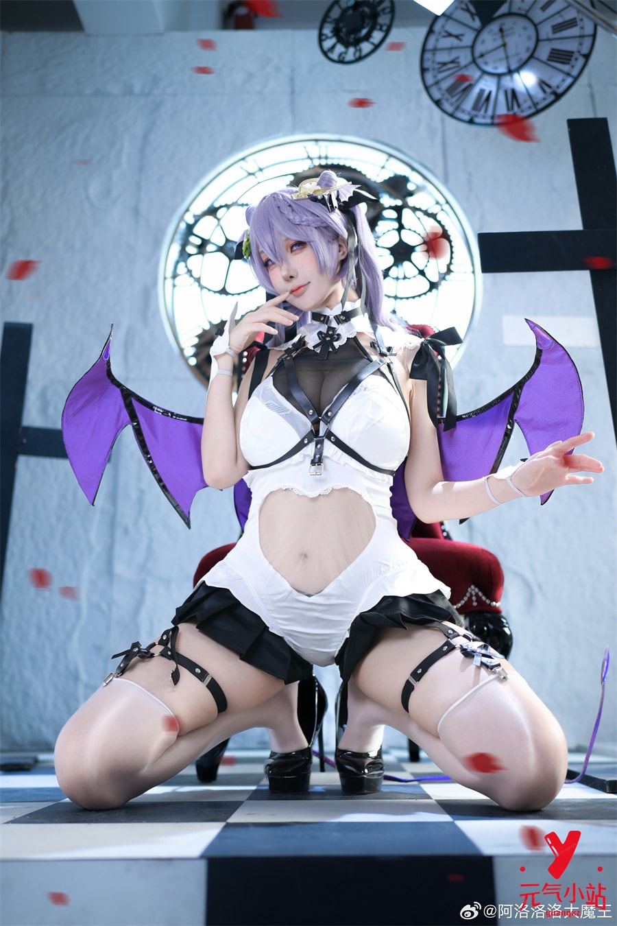 刻晴·魅魔同人cosplay#阿洛洛洛大魔王