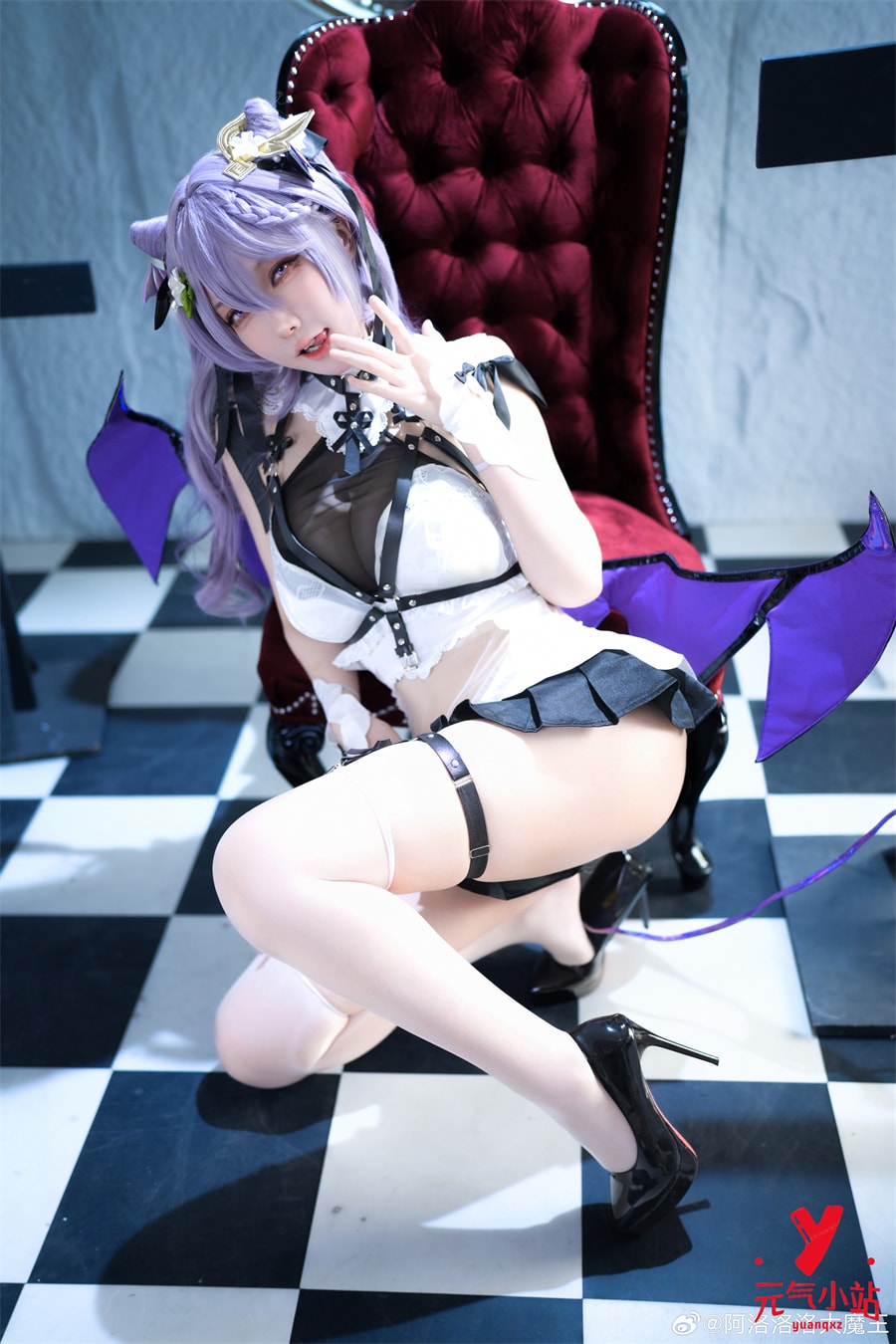 刻晴·魅魔同人cosplay#阿洛洛洛大魔王