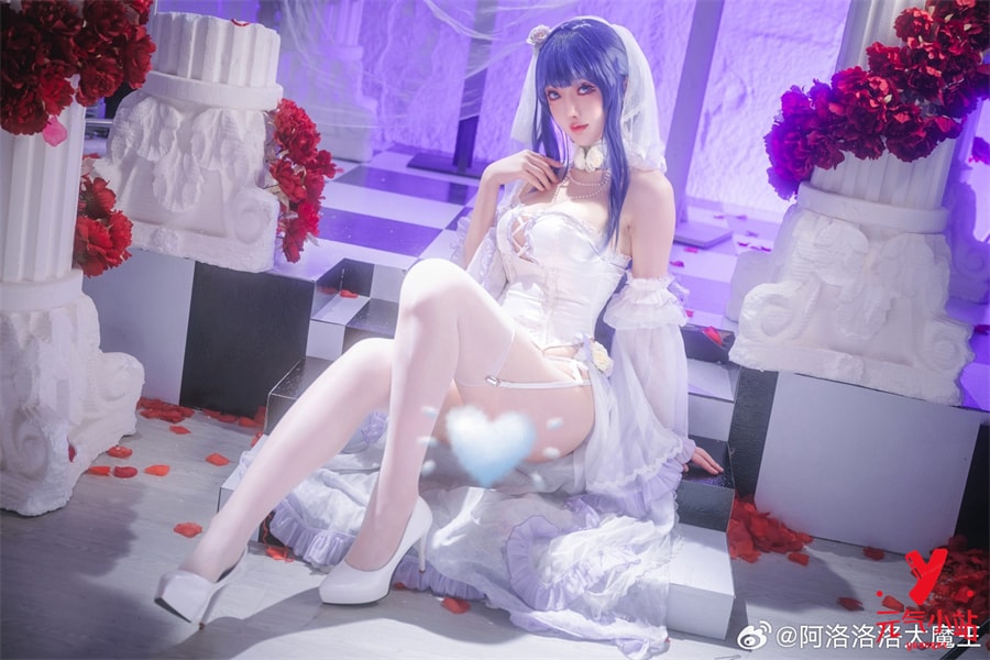 雷电将军·同人婚纱cosplay#阿洛洛洛大魔王