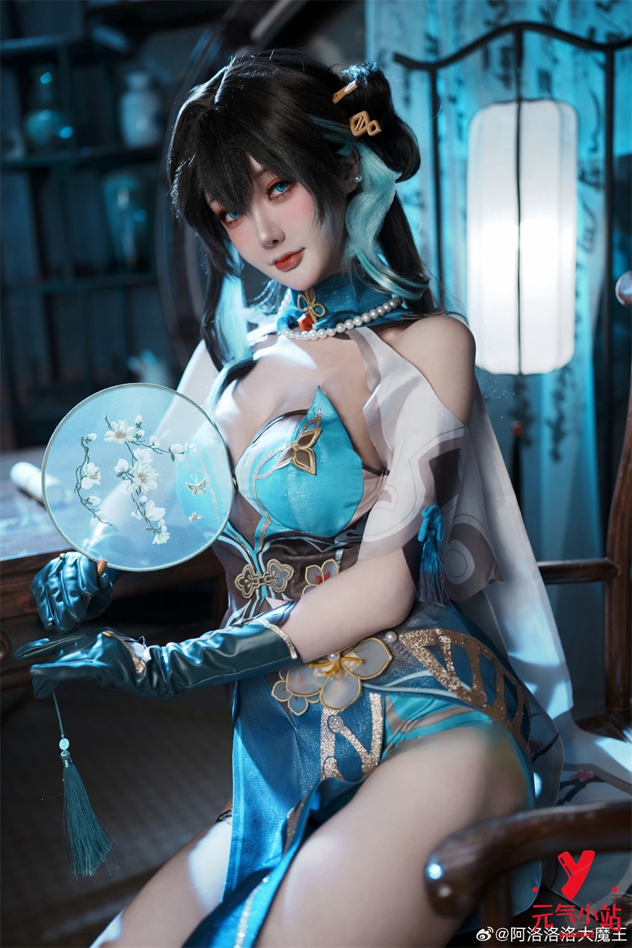 阮梅cosplay#阿洛洛洛大魔王