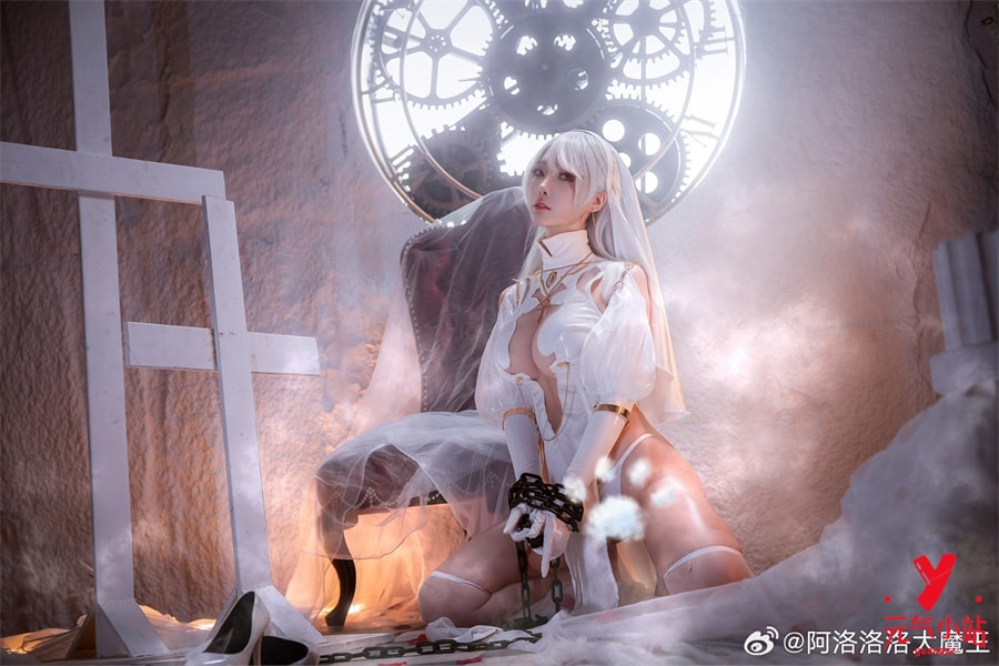 白修女cosplay#阿洛洛洛大魔王