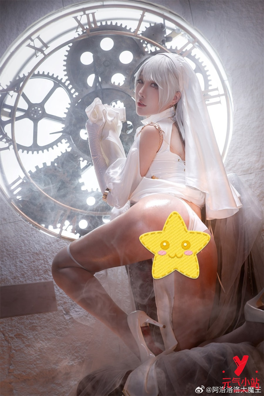 白修女cosplay#阿洛洛洛大魔王