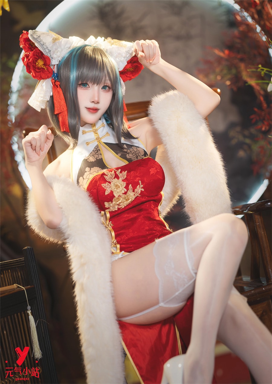 是夙卿呀cos#碧蓝航线#柴郡旗袍
