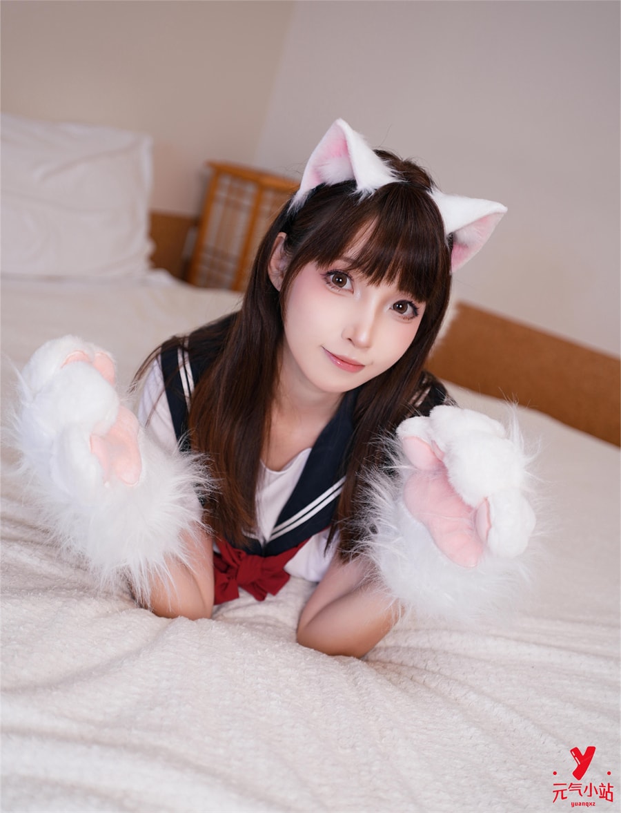 祖木子白丝猫耳JK