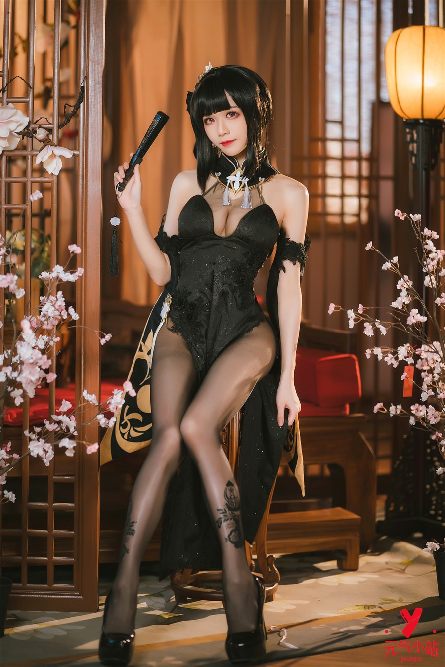 Tomoyo酱碧蓝航线镇海旗袍