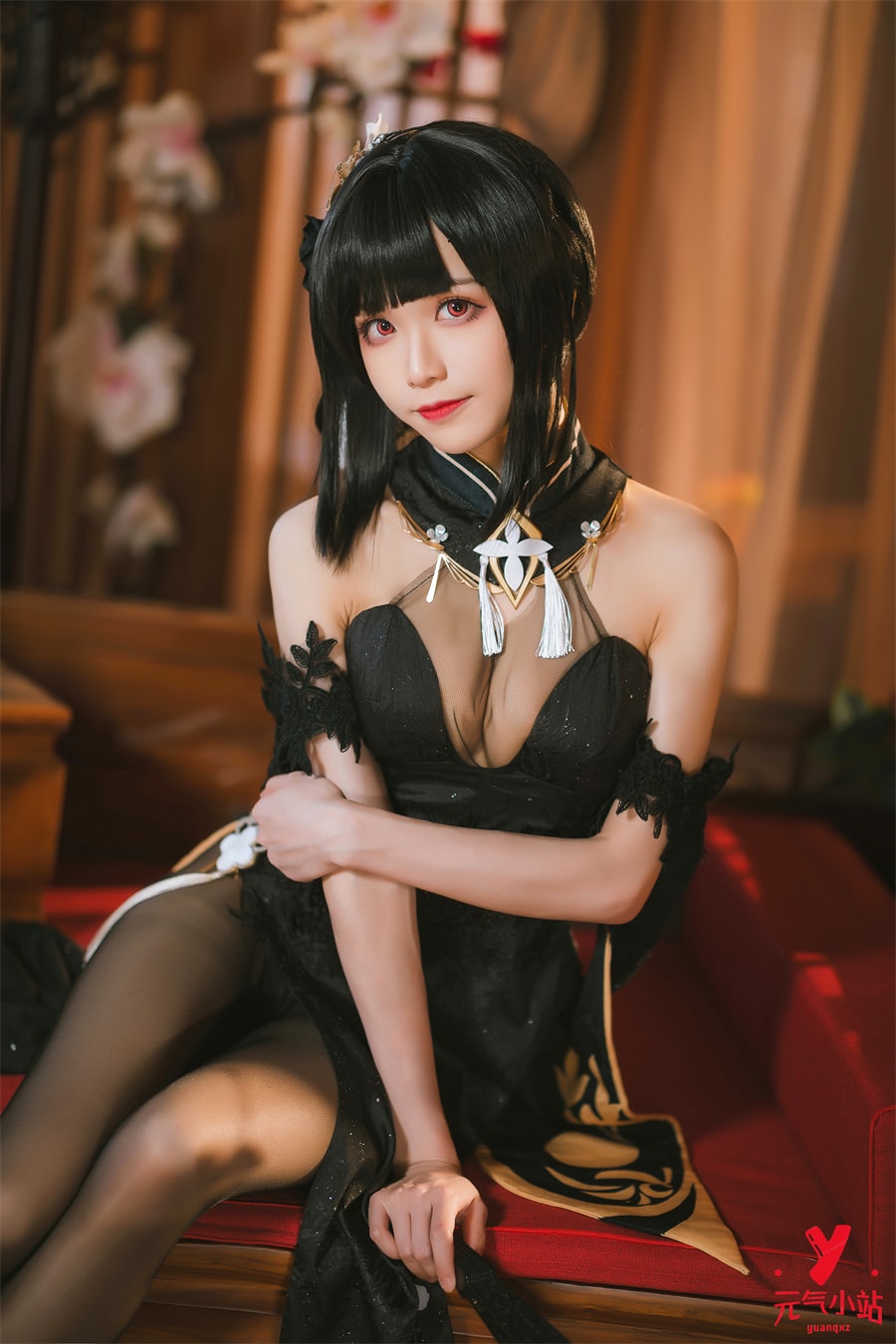 Tomoyo酱碧蓝航线镇海旗袍