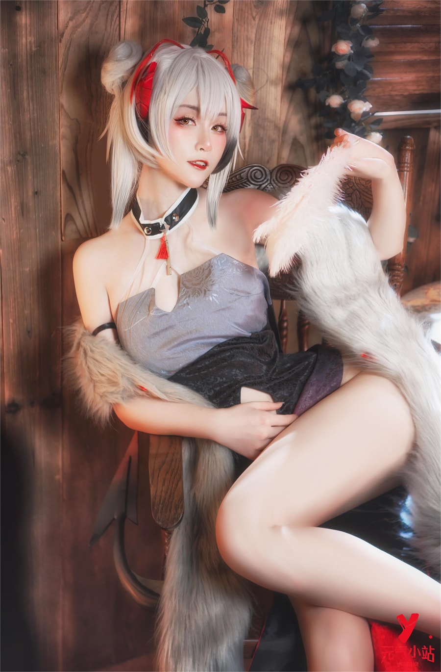 yui金鱼明日方舟W绝美COS