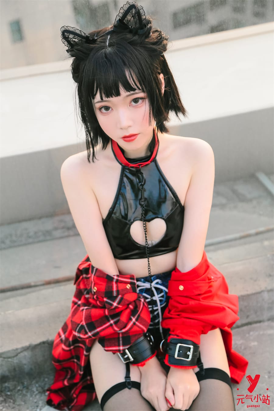 学院风COS女神Fushii_海堂
